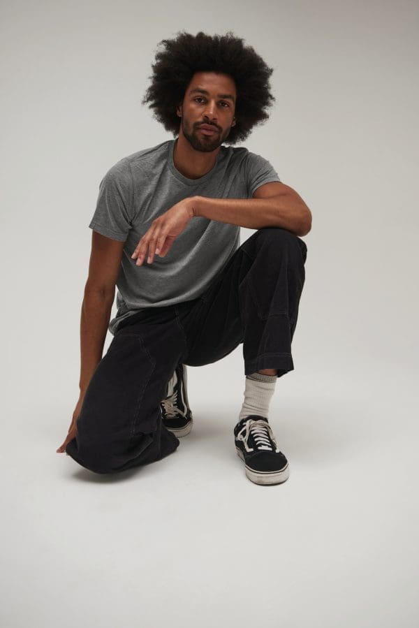 T-SHIRT homme TRIBLEND COL ROND – Image 3