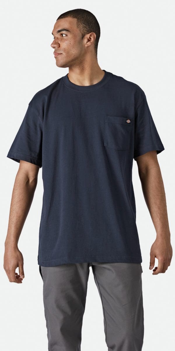 T-shirt poche logo homme (WS436) – Image 5
