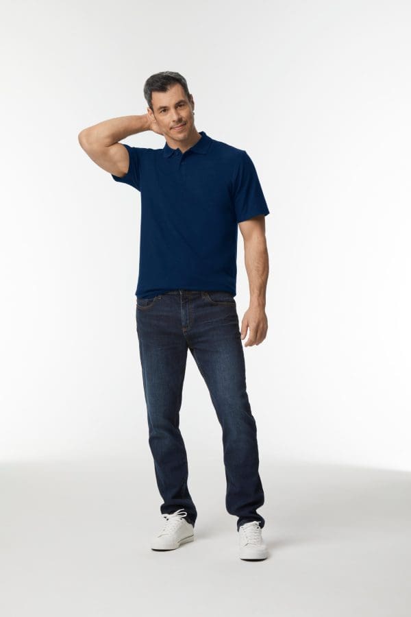 Polo Homme Softstyle Double Piqué – Image 3