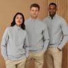 Sweat-shirt col zippé unisexe – Image 11