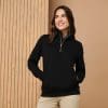 Sweat-shirt col zippé unisexe – Image 8