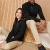 Sweat-shirt col zippé unisexe – Image 10