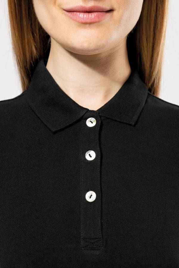 Polo Supima® manches courtes femme – Image 9