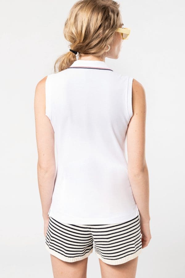 Polo sans manches femme – Image 3