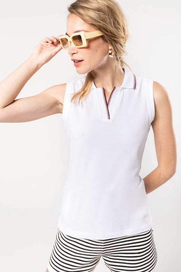 Polo sans manches femme – Image 4