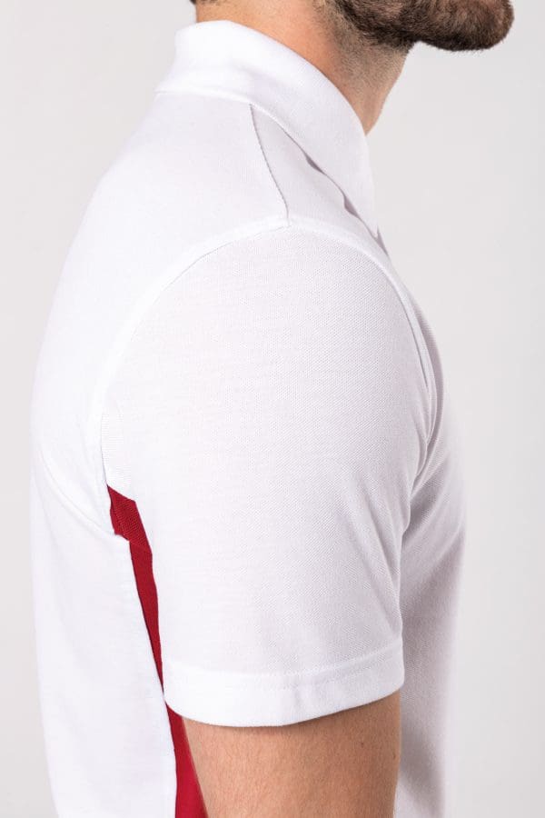 Polo piqué manches courtes bicolore homme – Image 7