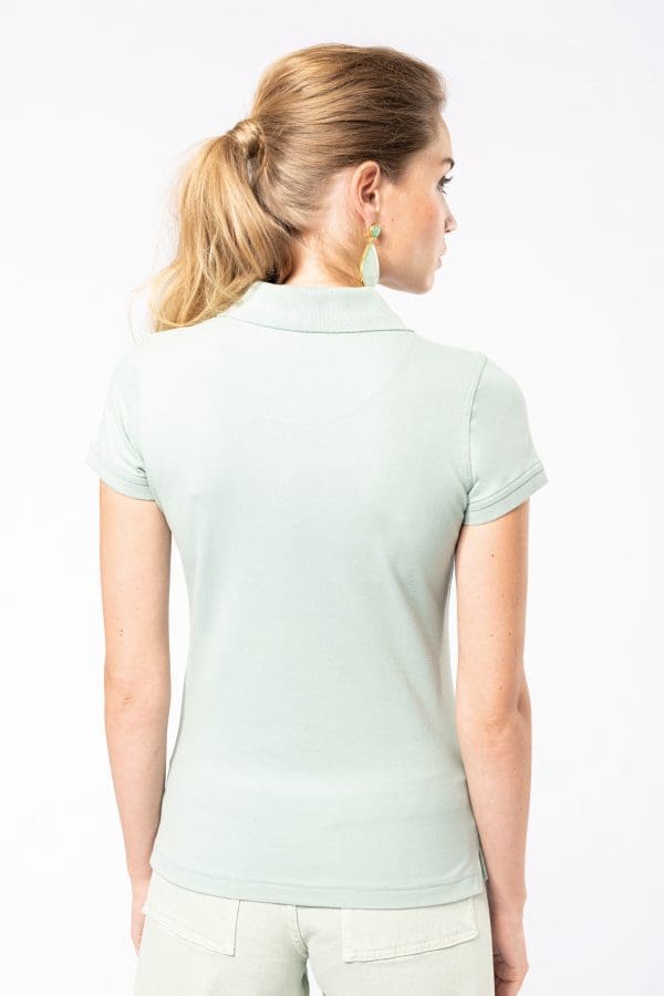 Polo piqué manches courtes femme – Image 3