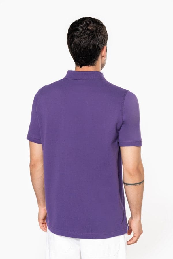 Polo piqué manches courtes homme – Image 3