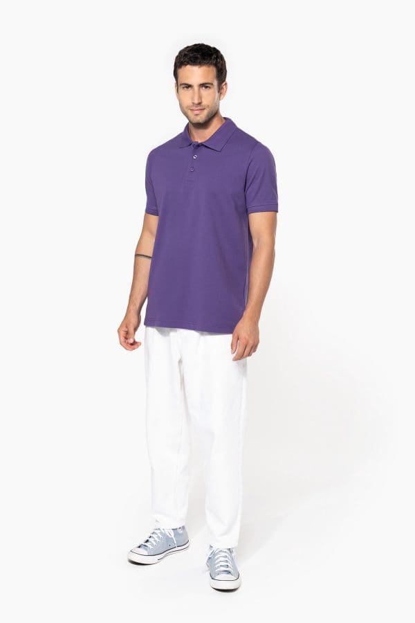 Polo piqué manches courtes homme – Image 4