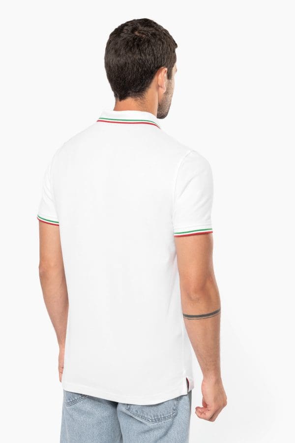Polo maille piquée manches courtes homme – Image 3