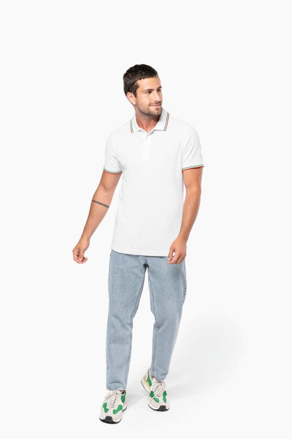 Polo maille piquée manches courtes homme – Image 6