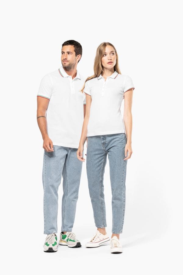 Polo maille piquée manches courtes homme – Image 9
