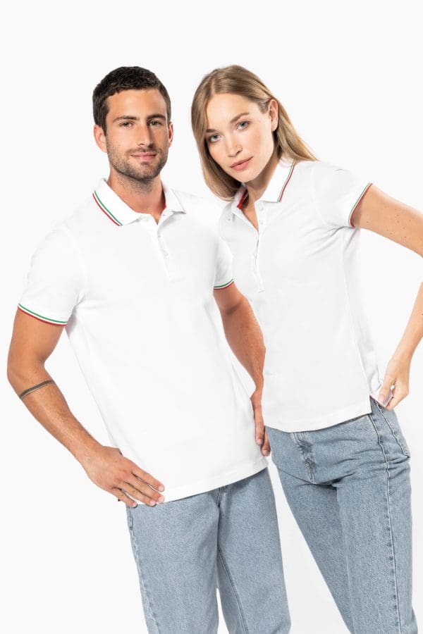 Polo maille piquée manches courtes homme – Image 7