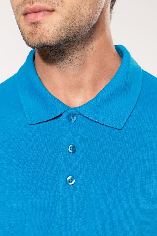 Polo piqué manches longues homme – Image 7