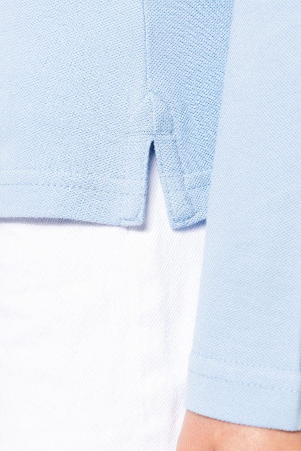 Polo piqué manches longues femme – Image 8