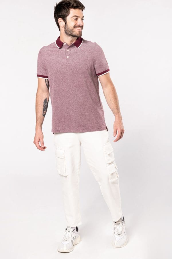 Polo bicolore homme – Image 5