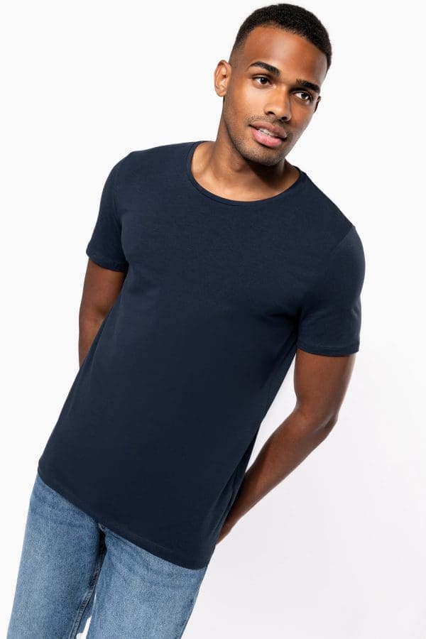 T-shirt col rond manches courtes homme