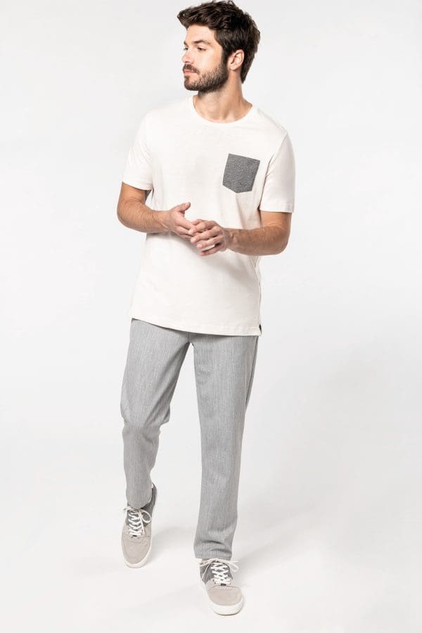 T-shirt coton Bio avec poche – Image 5