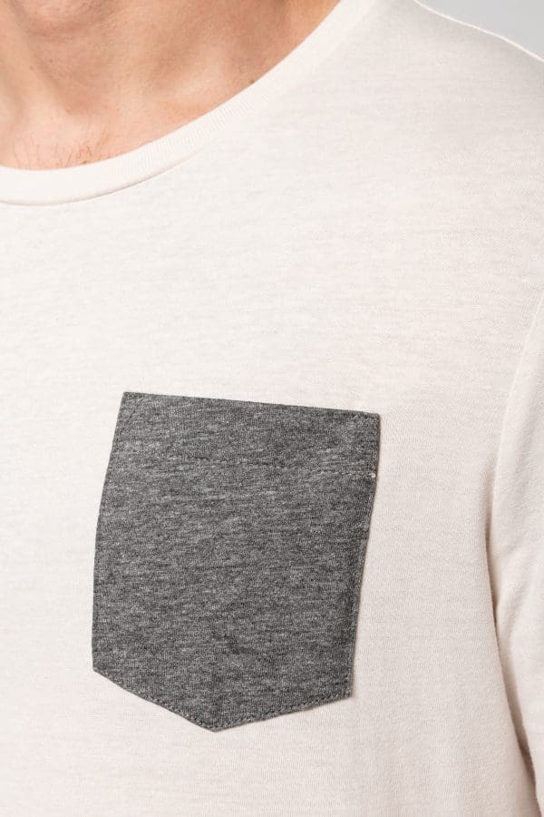 T-shirt coton Bio avec poche – Image 7