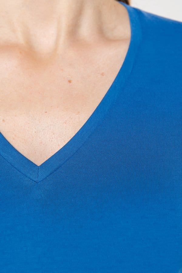 T-shirt col V manches longues femme – Image 8
