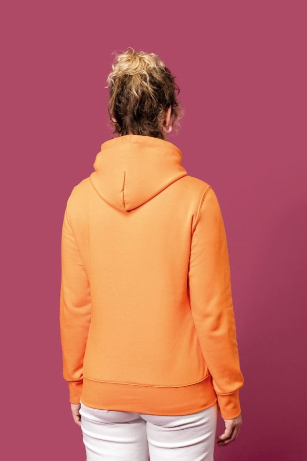 Sweat-shirt écoresponsable à capuche femme – Image 3