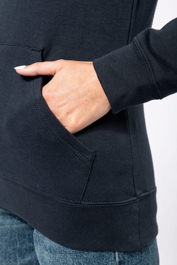 Sweat-shirt capuche contrastée femme – Image 9