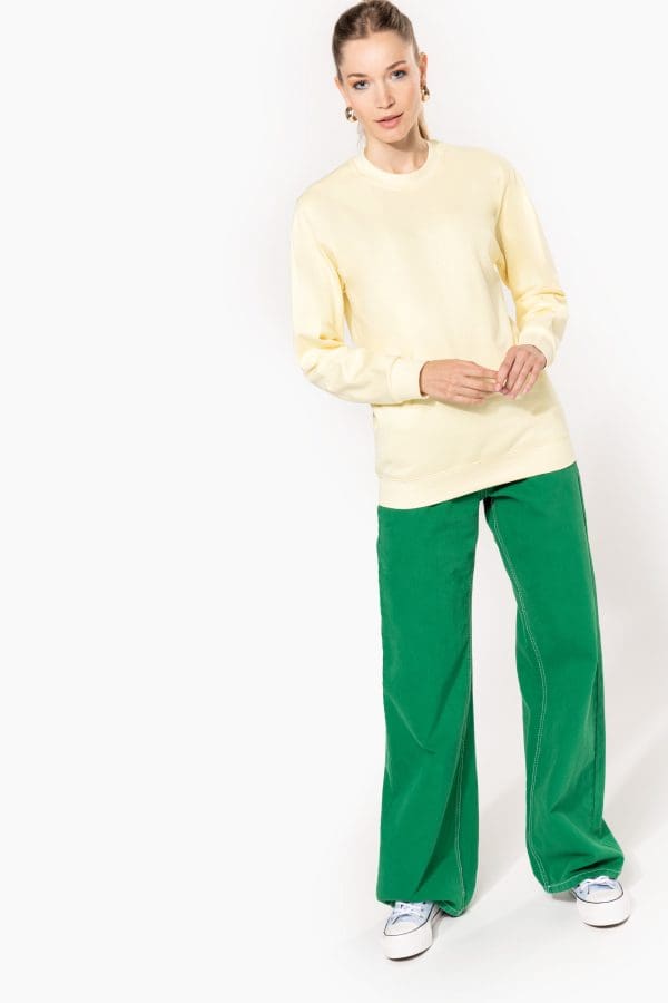 Sweat-shirt col rond unisexe – Image 7
