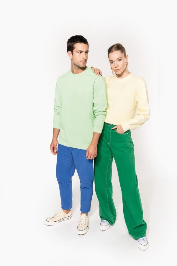 Sweat-shirt col rond unisexe – Image 8