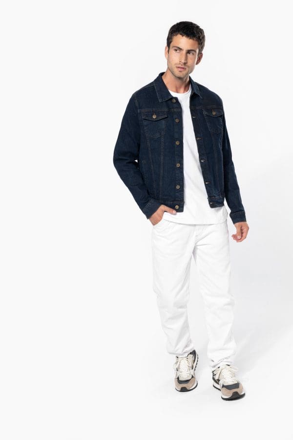 Blouson denim non doublé homme – Image 4