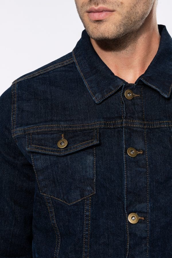 Blouson denim non doublé homme – Image 7