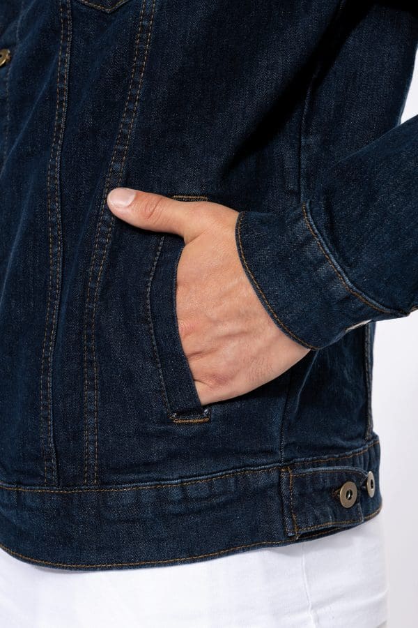 Blouson denim non doublé homme – Image 9