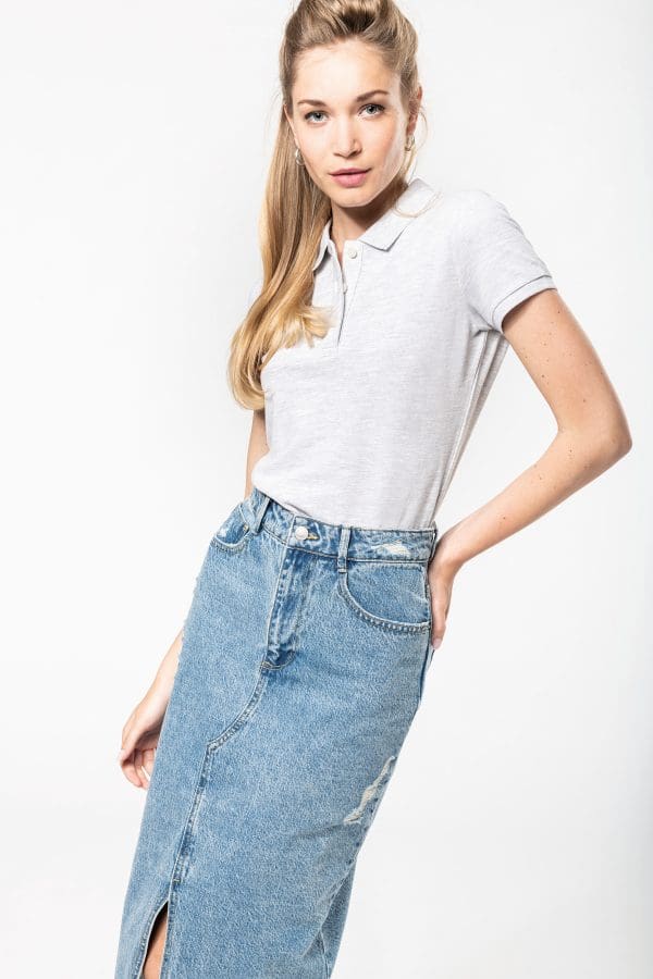 Polo vintage manches courtes femme – Image 4