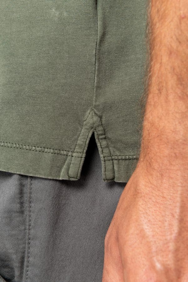 Polo écoresponsable délavé en jersey homme – Image 9