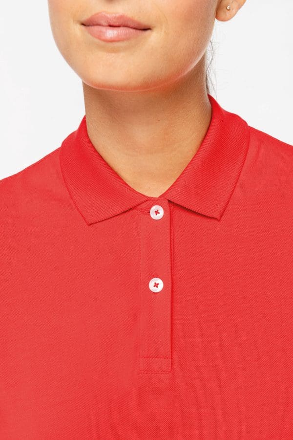 Polo écoresponsable maille piquée femme – Image 7