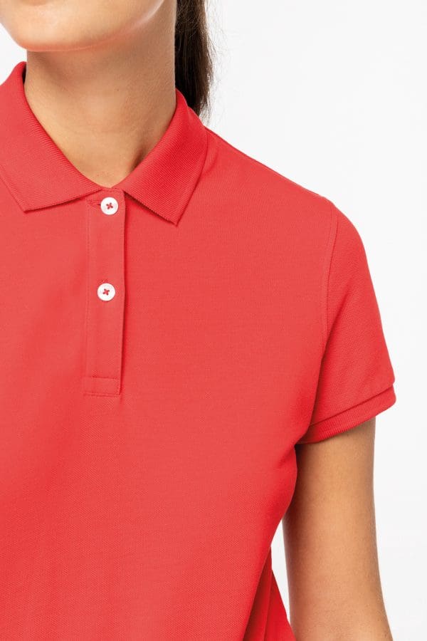 Polo écoresponsable maille piquée femme – Image 8
