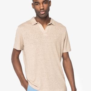 Polo en lin homme