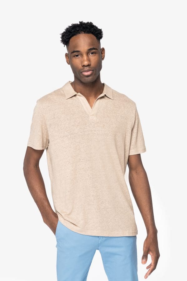 Polo en lin homme