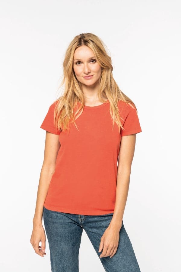 T-shirt écoresponsable délavé femme – Image 4