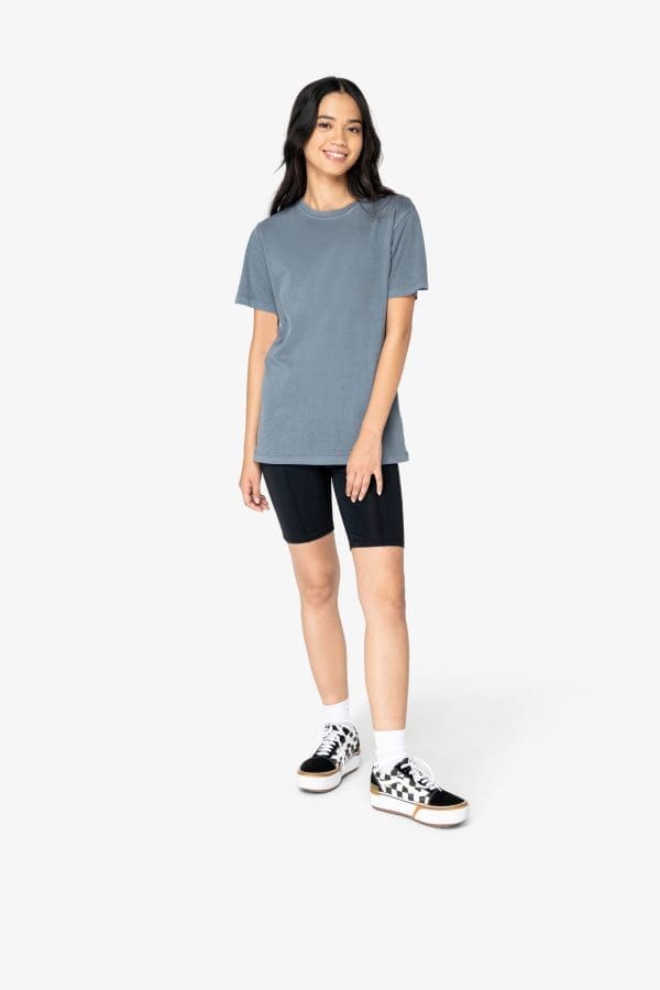 T-shirt écoresponsable délavé femme – Image 3