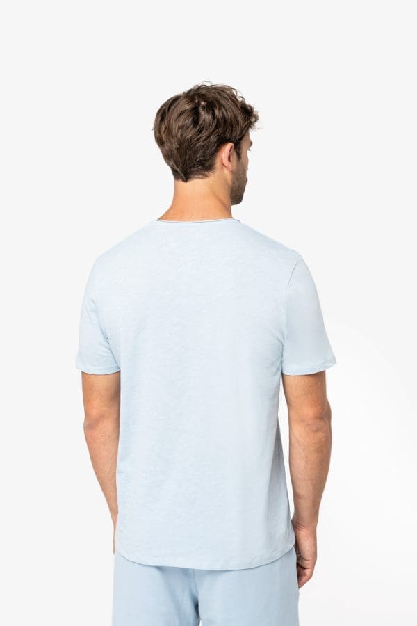 T-shirt écoresponsable slub bords francs homme – Image 4