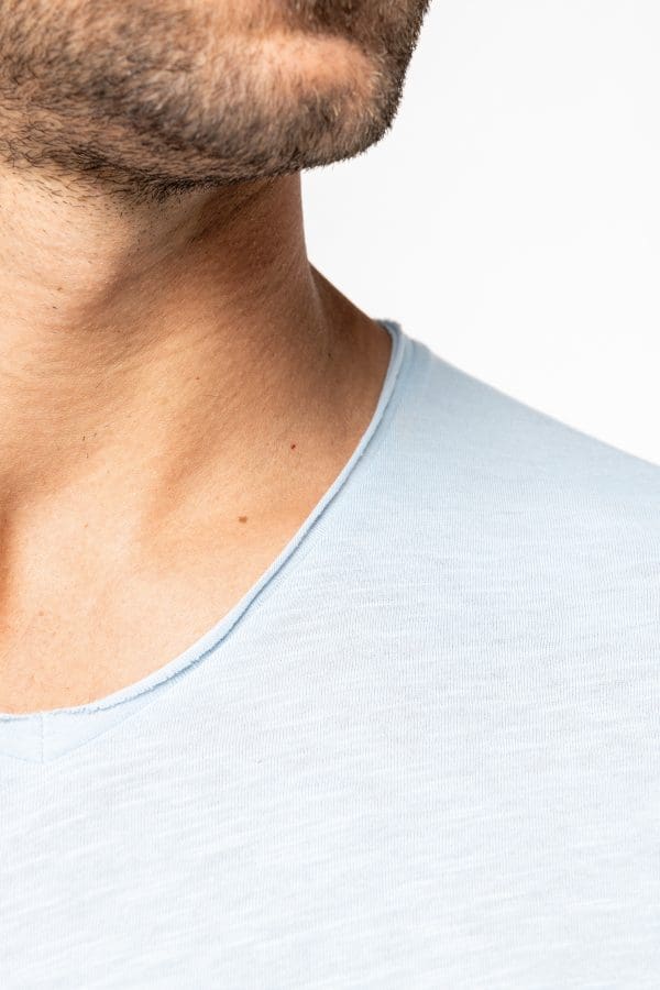 T-shirt écoresponsable slub bords francs homme – Image 5