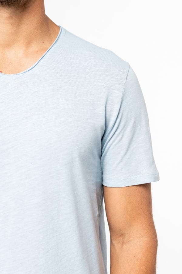 T-shirt écoresponsable slub bords francs homme – Image 6