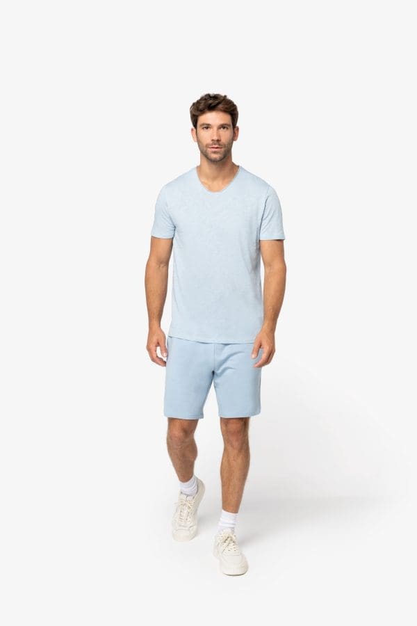 T-shirt écoresponsable slub bords francs homme – Image 3