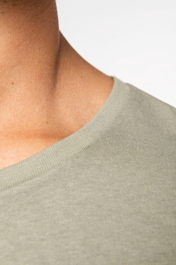 T-shirt écoresponsable en coton bio et lin unisexe – Image 6
