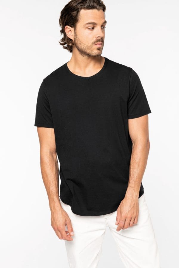 T-shirt écoresponsable bas arrondi homme – Image 7