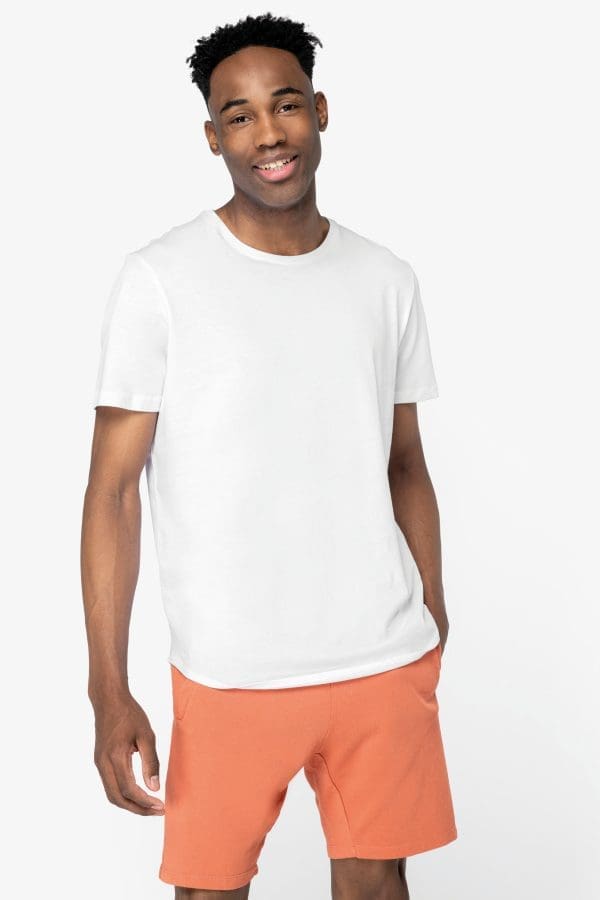T-shirt écoresponsable bas arrondi homme