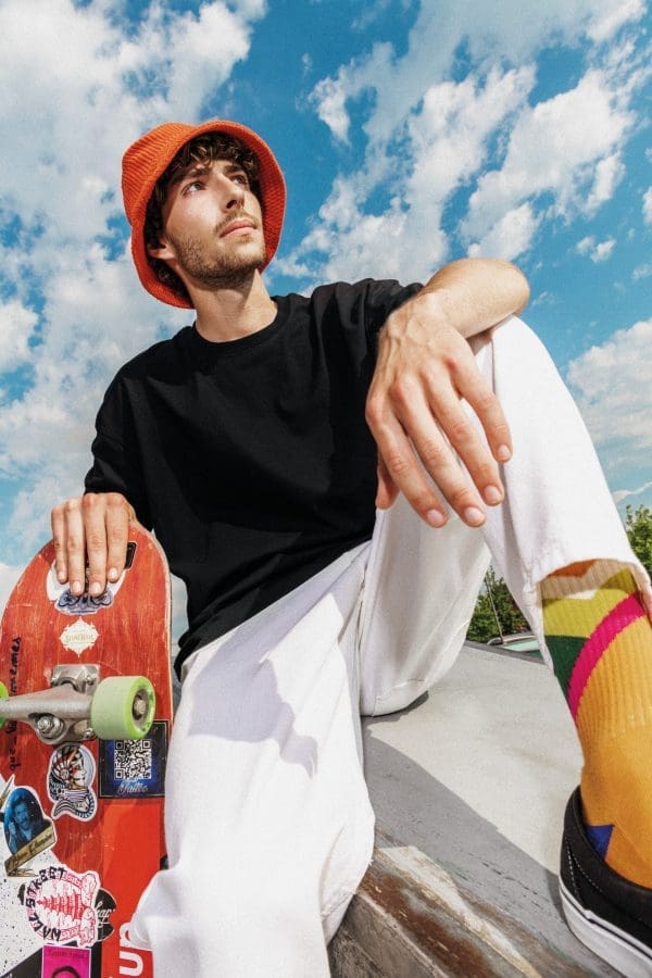 T-shirt écoresponsable oversize homme – Image 9