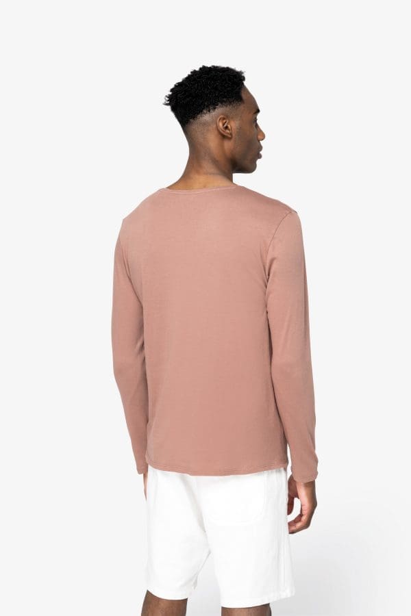 T-shirt écoresponsable délavé manches longues unisexe – Image 5