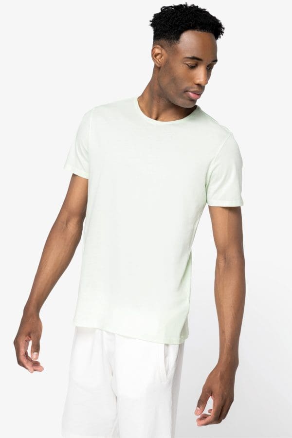 T-shirt écoresponsable délavé unisexe – Image 4