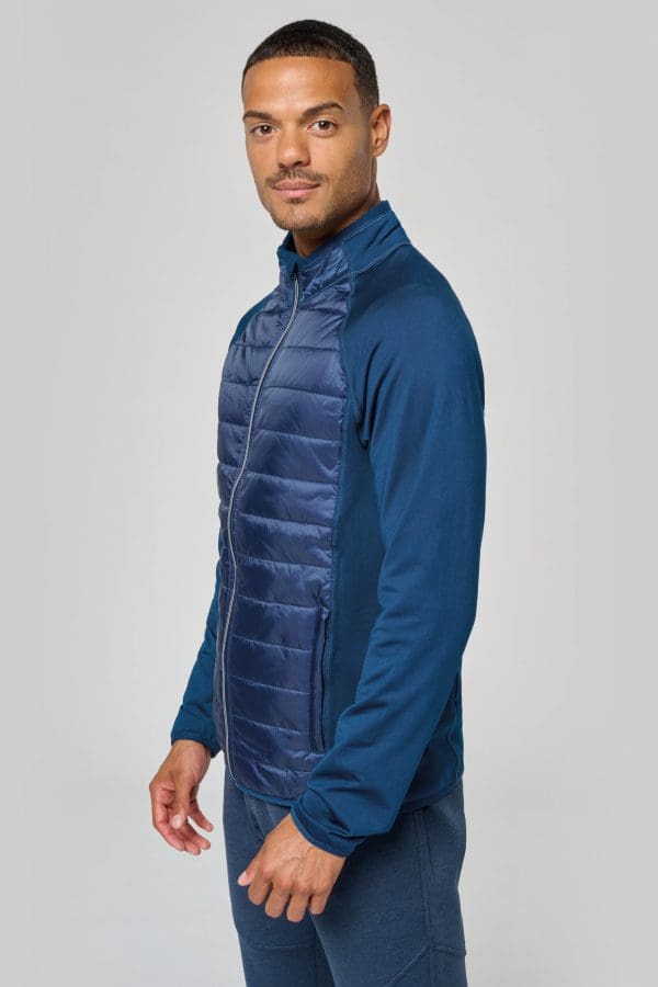 Veste sport bi-matière unisexe